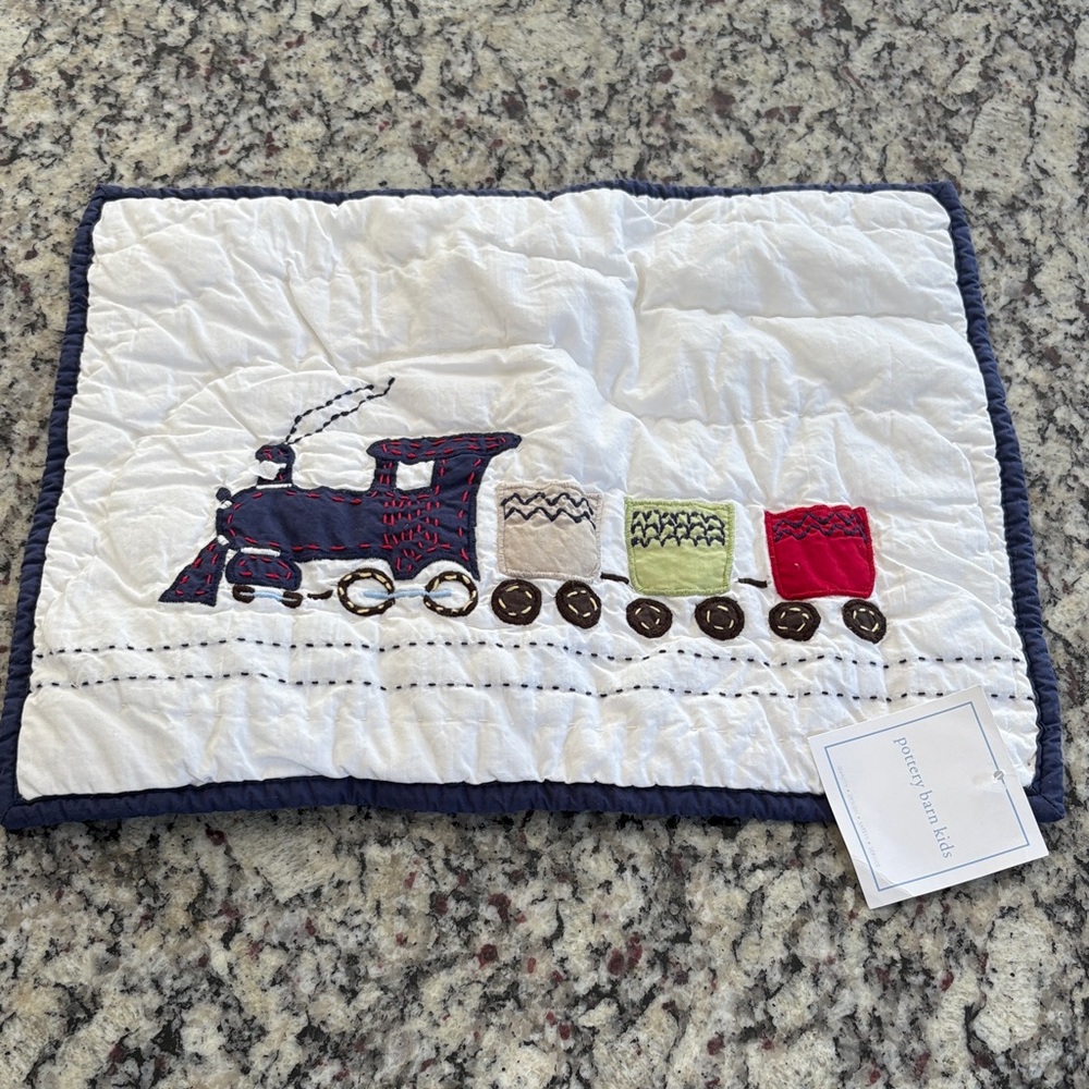 Pottery Barn Kids Train Sham